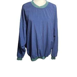 SOUTHPORT Golf Windbreaker
Jacket Long Sleeve Pullover - 100% Nylon, Size XL